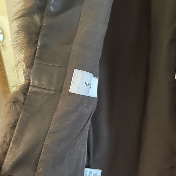 NWT Helmut Lang M fur and Alpaca coat - Picture 2 of 7